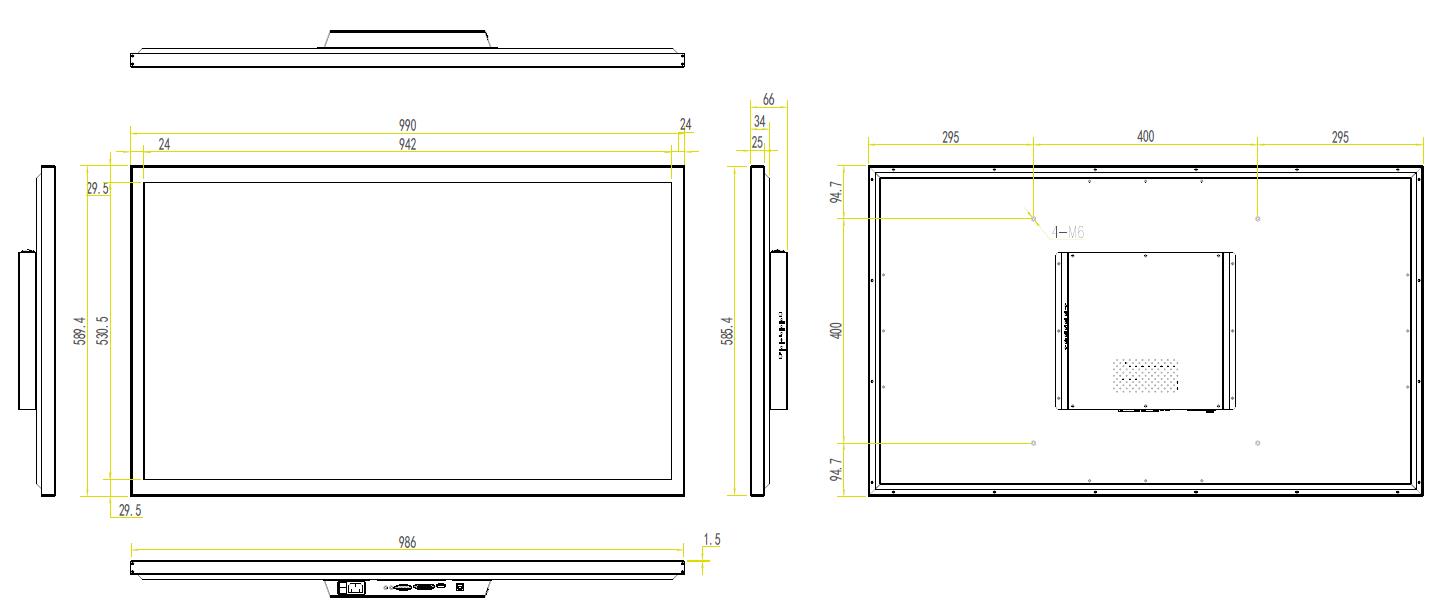 LCD monitors TouchScreen Monitor Display