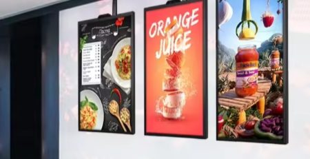 Digital signage integrated displays