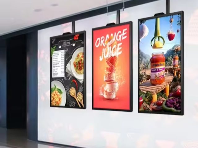 Digital signage integrated displays