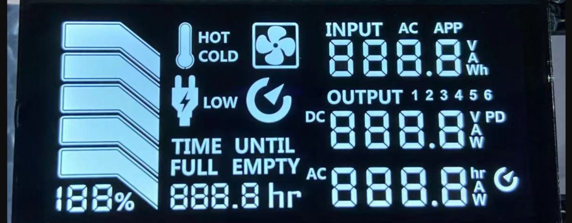 segment code LCD screen