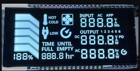 segment code LCD screen