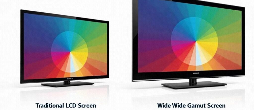 Wide color gamut screens