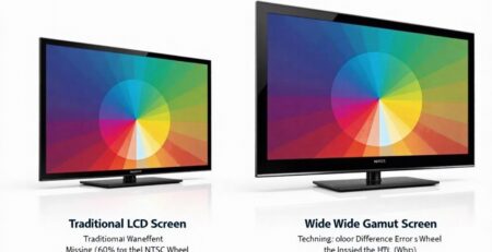 Wide color gamut screens