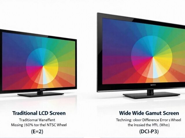 Wide color gamut screens