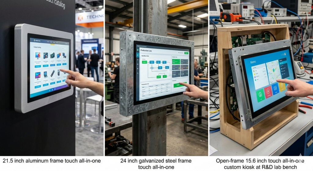 Comparative Analysis of Touchscreen Frame Types - Golden Margins
