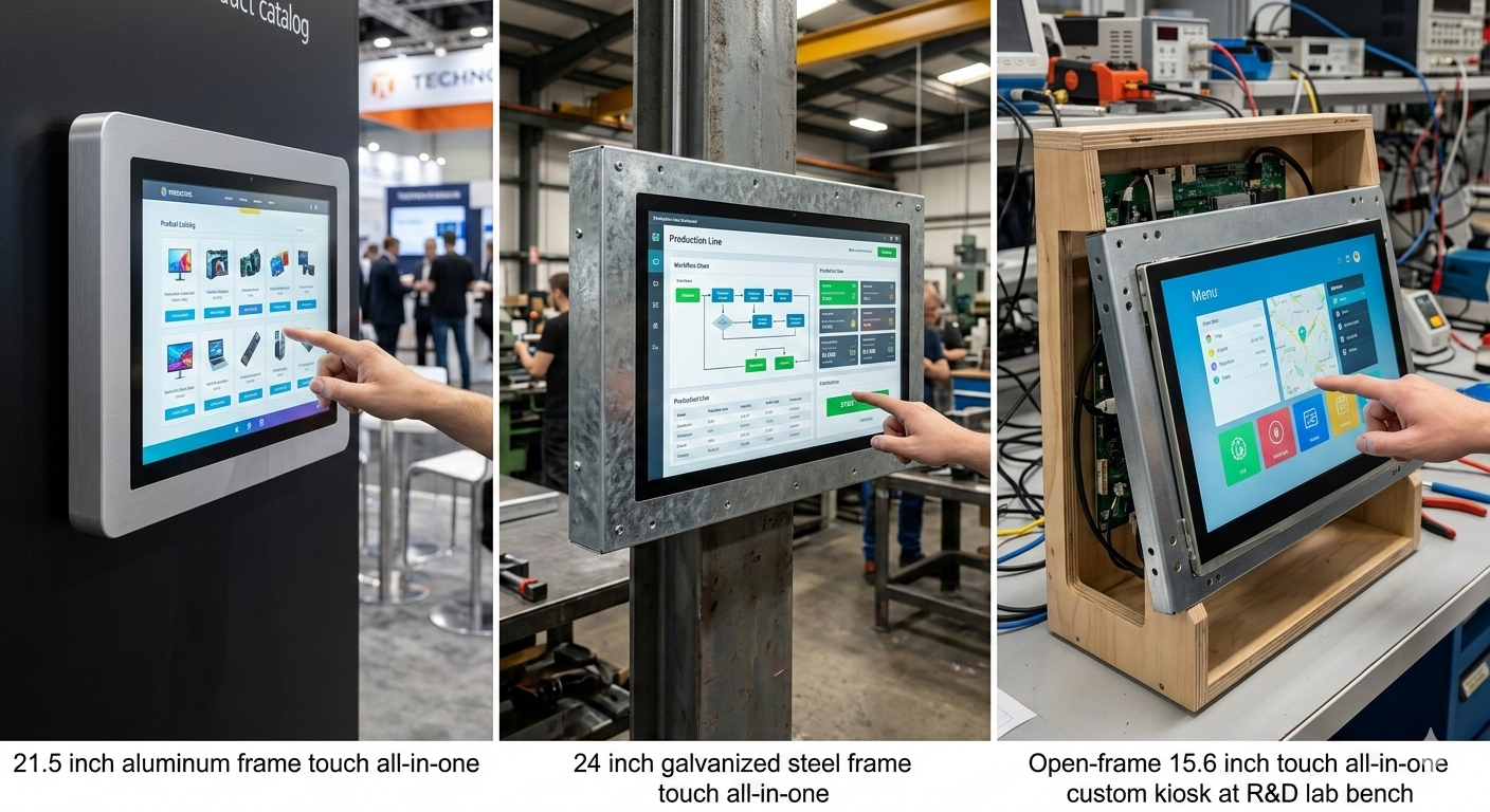 Comparative Analysis of Touchscreen Frame Types